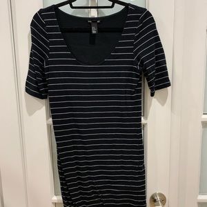 Cute striped body con mini dress!